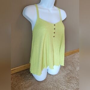 American Eagle Boho Bohemian Green Flowy Tank Top Size XS NWT Never Worn